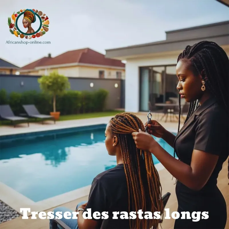 Tresser des rastas longs