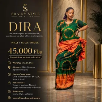 Dira vert orange - VENDU !!