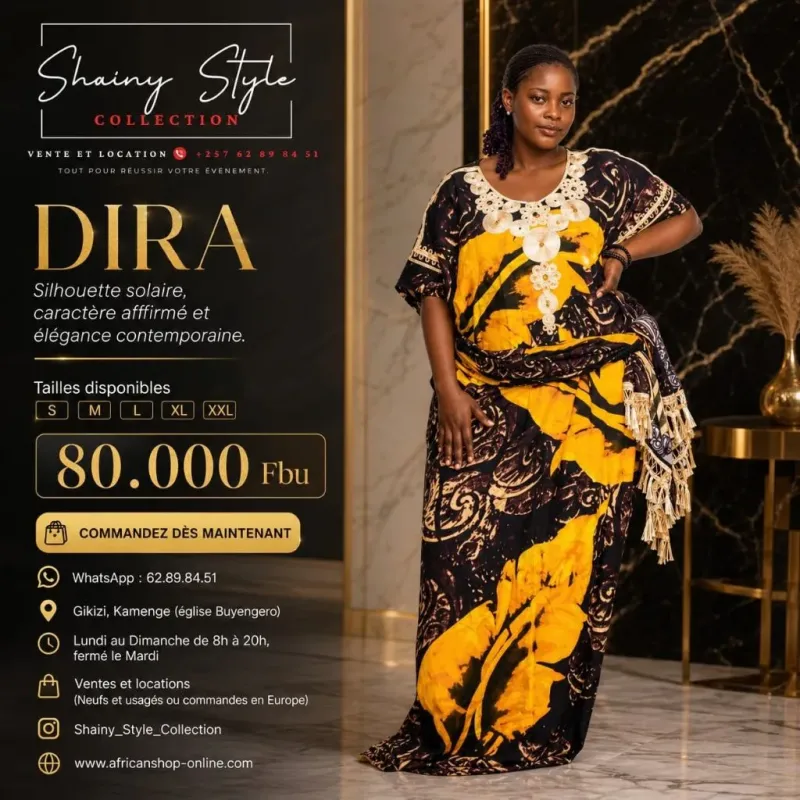 Dira jaune noir