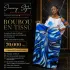Boubou en tissue blue