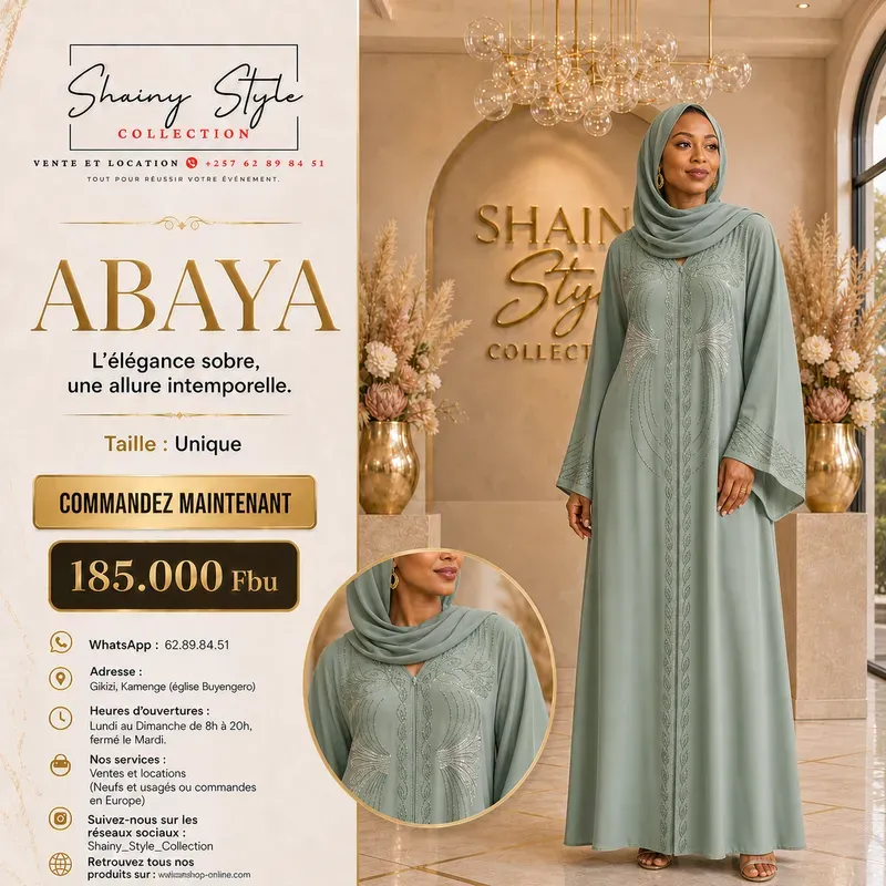 Abaya vert