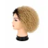 Perruque de cheveux naturels bouclés blonds 8"