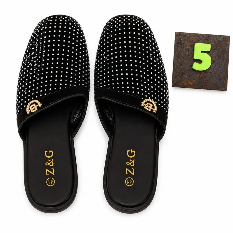 Babouches shoes noir
