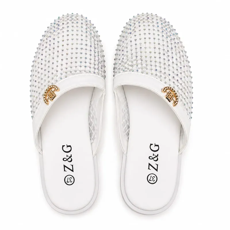 Babouches shoes blanc