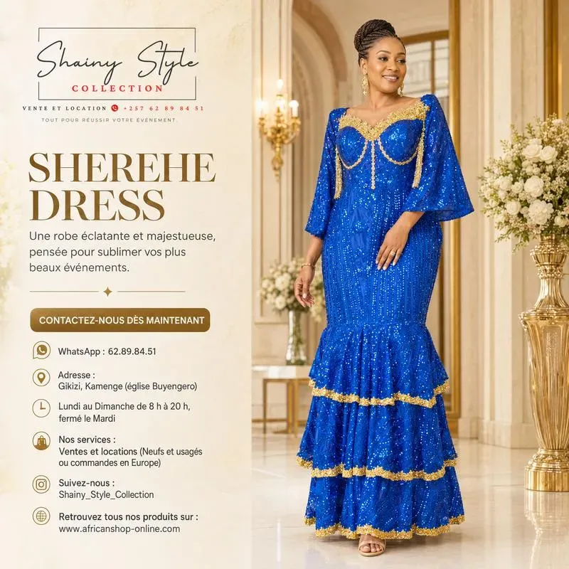 Sherehe dress blue