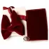 Noeuds papillons rouge