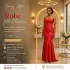 Robe fille d'honneur rouge