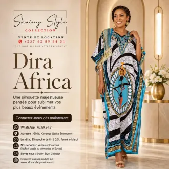 Dira Africa blue turquoise