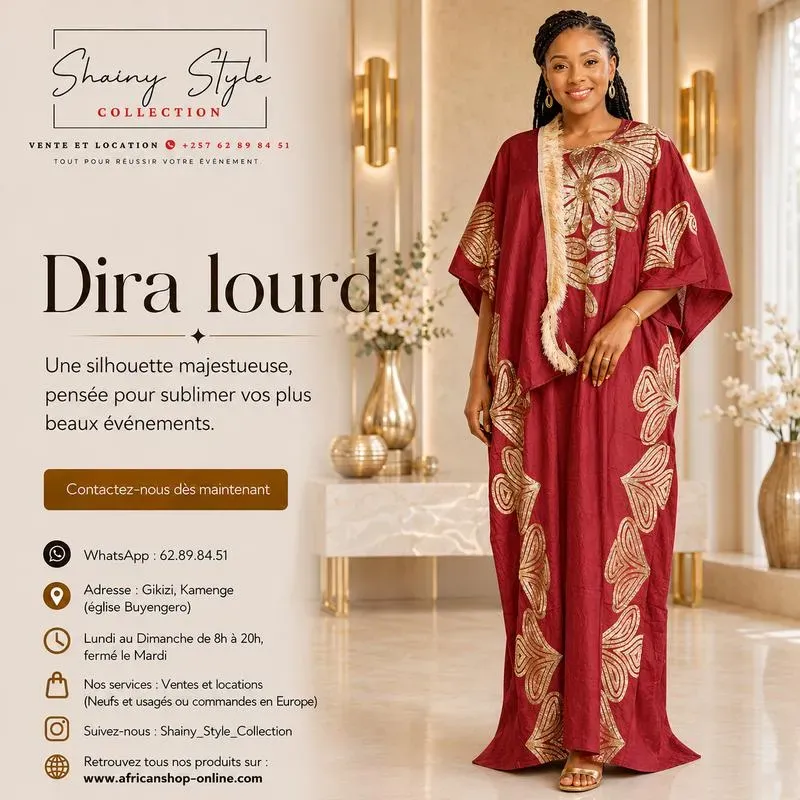 Dira à cordes rouge doré