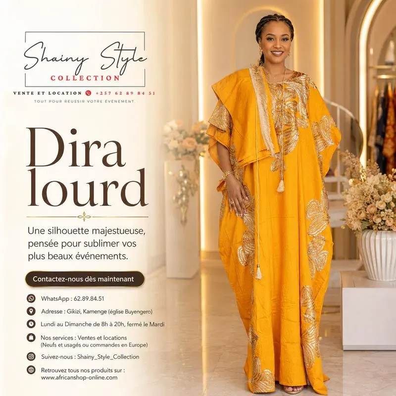 Dira à cordes jaune foncé