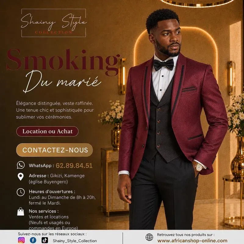 Smoking rouge Bordeaux