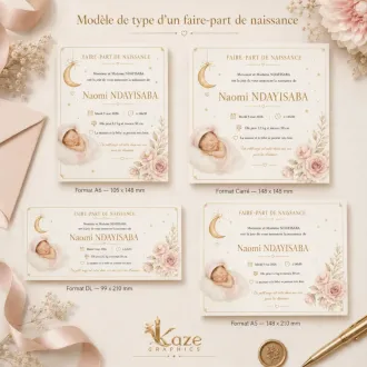 Faire-part de naissance