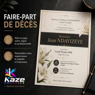 Faire-part de décès