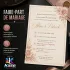Faire-part de mariage