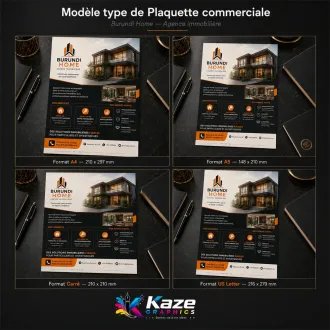 Plaquettes commerciales