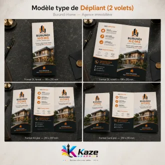 Dépliants 2 volets