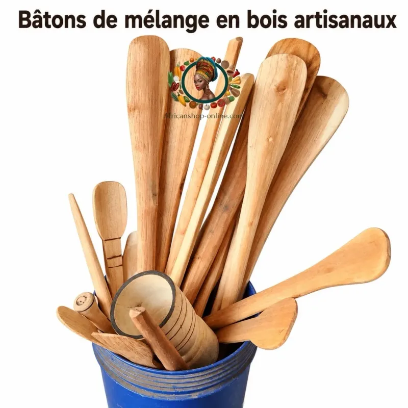 Bâtons de mélange en boix artisanaux