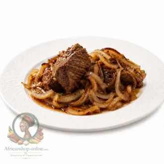 Viande aux oignons