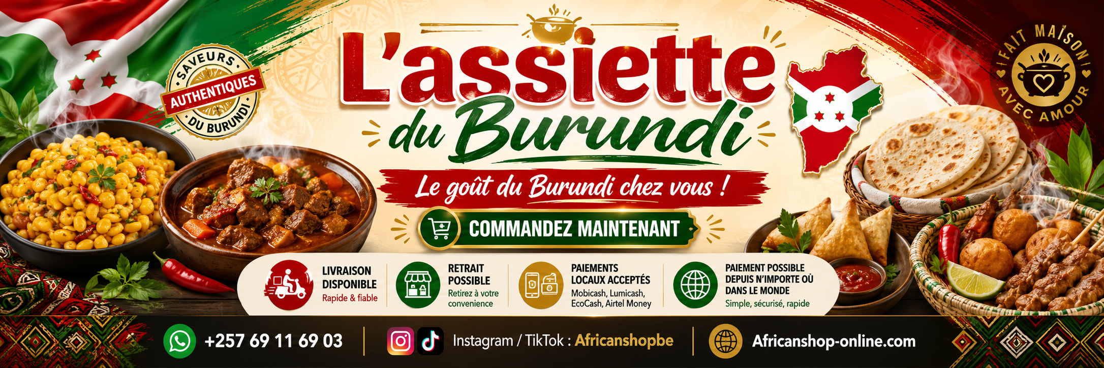 L’assiete Burundaise